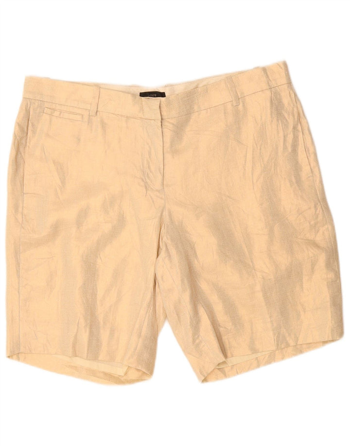 J. CREW Short Chino Femme US 8 Medium W34 Lin Beige