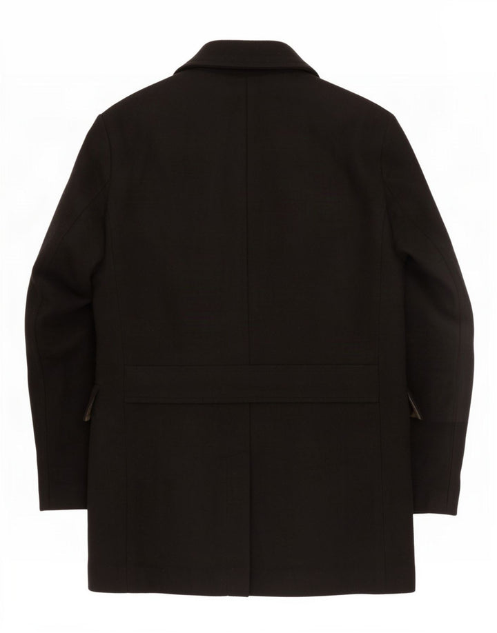 Marks & Spencer Manteau militaire double boutonnage pour homme UK 38 Medium Noir