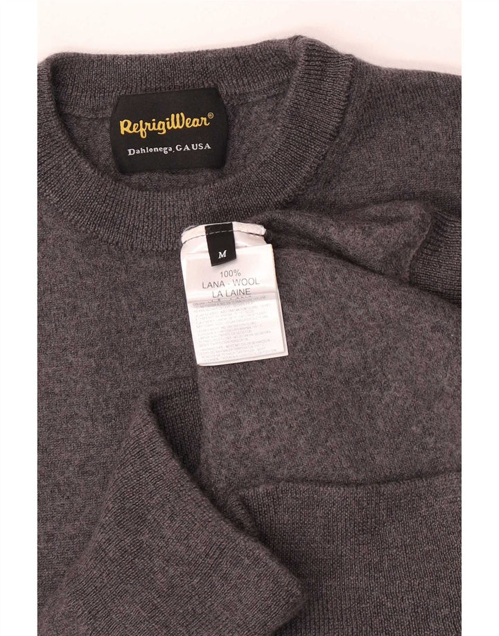 Refrigiwear Pull col rond garçon 11-12 ans laine gris moyen