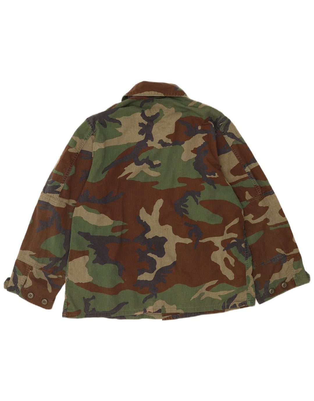 Chemise militaire vintage pour homme camouflage kaki moyen