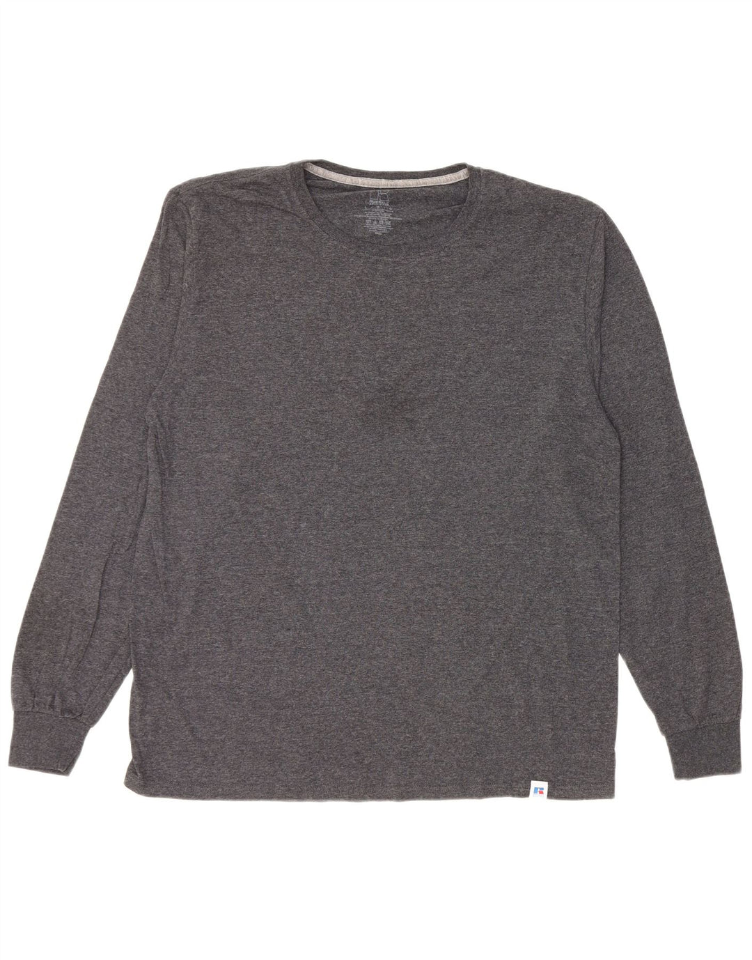 RUSSELL ATHLETIC Haut à manches longues pour homme en coton gris Taille L
