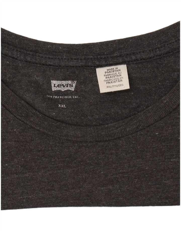 LEVI'S T-Shirt Graphique Homme 2XL Gris