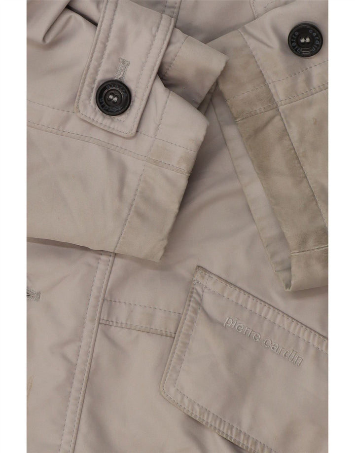 Pierre Cardin Veste Bomber Homme UK 40 Large Gris