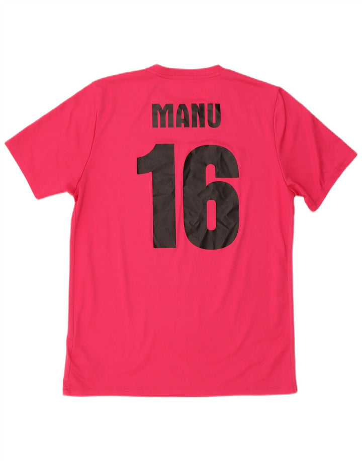Nike Hommes Dri Fit Graphic T-Shirt Top XL Rose Polyester