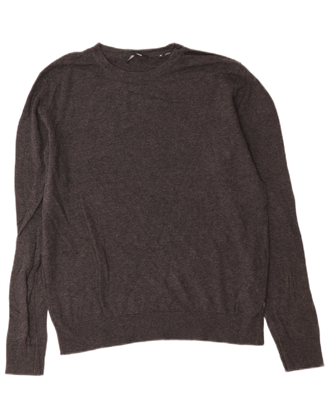 Jack & Jones Pull Col Rond Homme Gris Moyen Coton