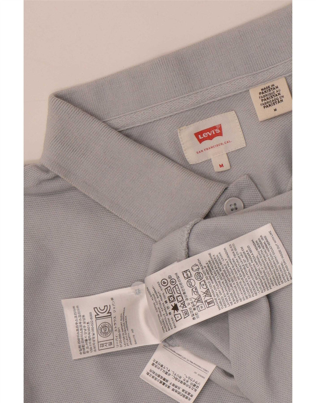 Levi's Polo Homme Bleu Moyen Coton