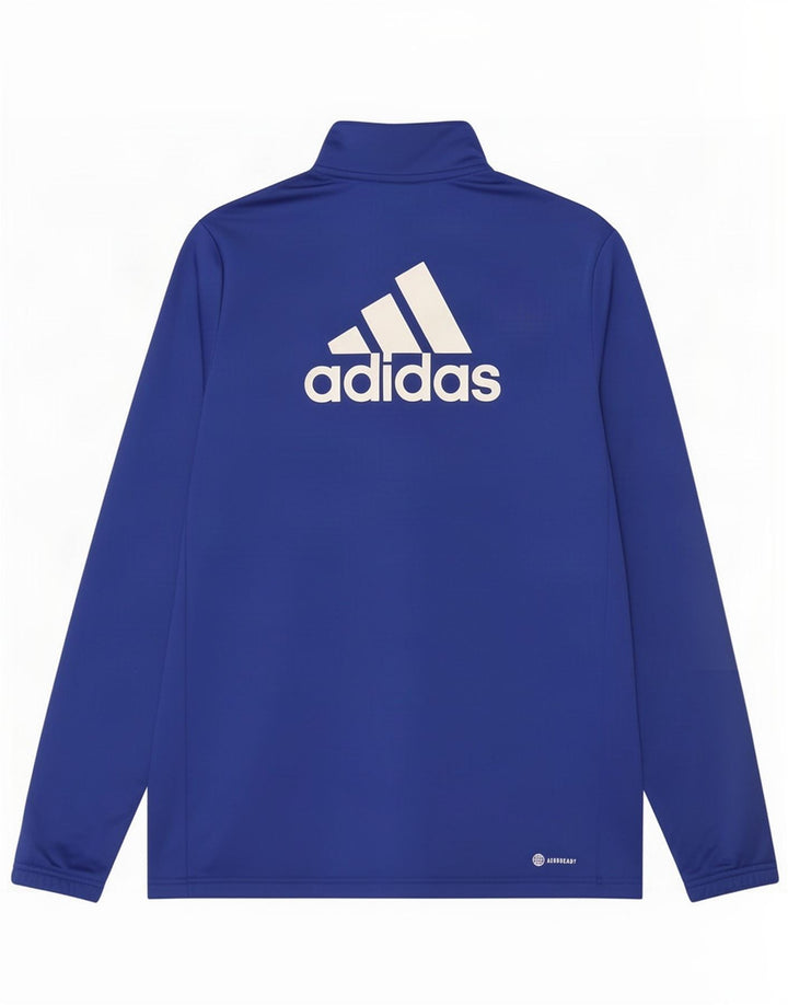 Veste de survêtement Adidas Graphic Garçon 15-16 ans Bleu Polyester
