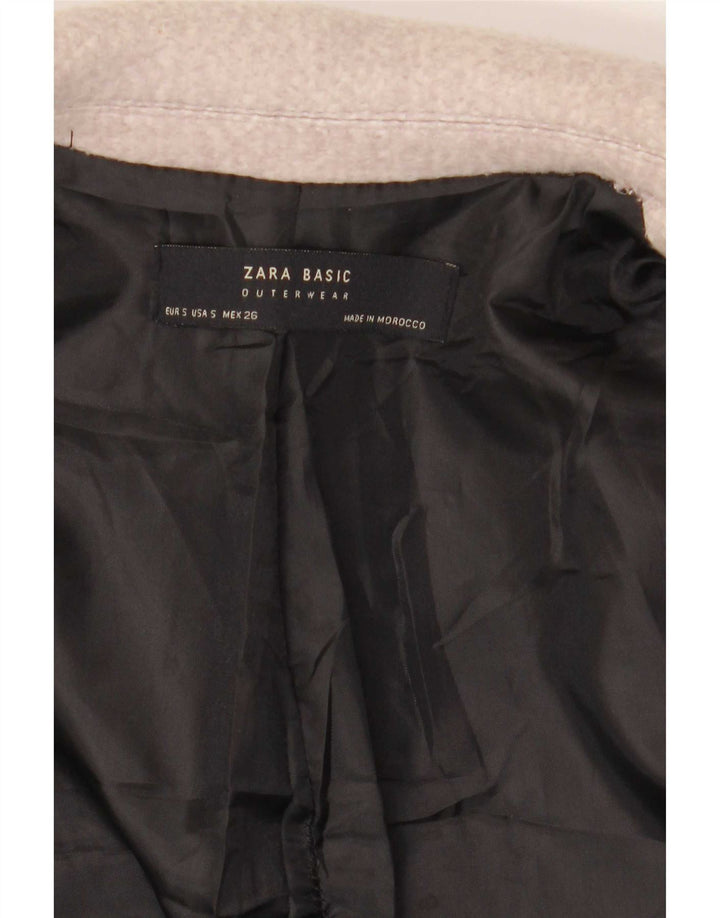 Zara Manteau Femme UK 10 Petit Beige