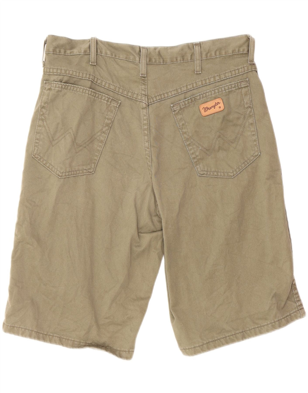 WRANGLER Short hawaïen décontracté pour homme W34 en coton kaki Taille L