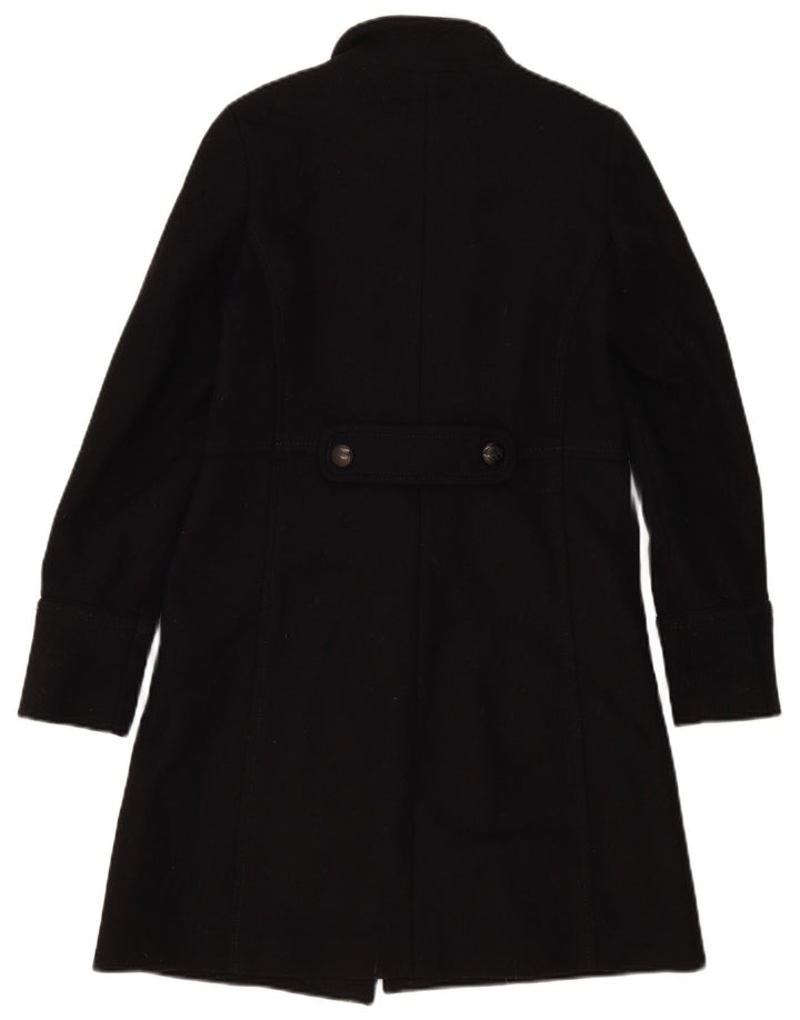 Massimo Dutti Manteau croisé pour femme EU 36 XS Laine noire
