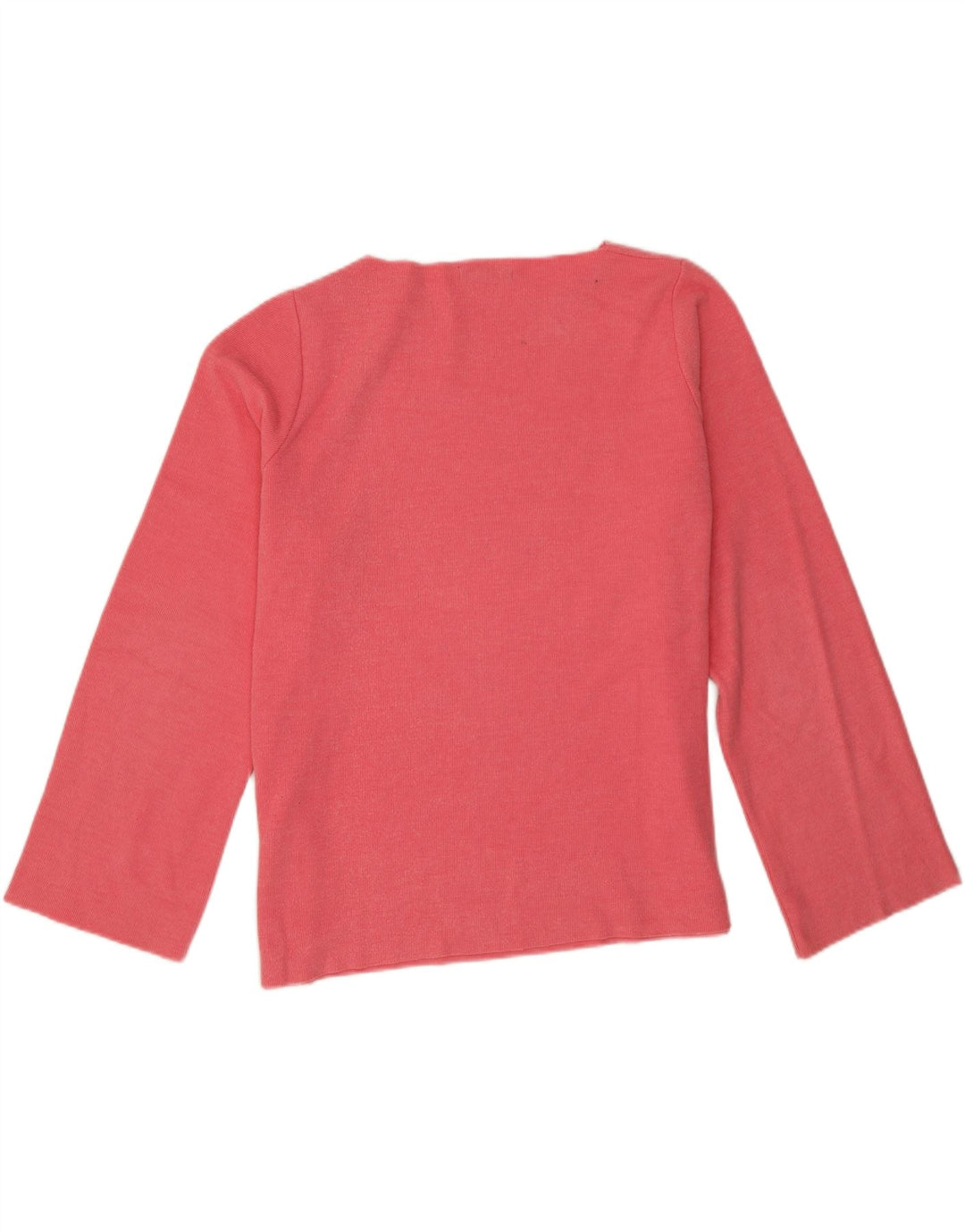 Zara Femme Haut Oversize Manches Longues UK 16 Grand Coton Rose