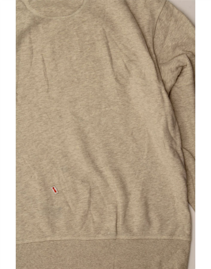 IZOD Mens Crew Neck Jumper Sweater XL Beige Cotton Vintage Izod and Second-Hand Izod from Messina Hembry 