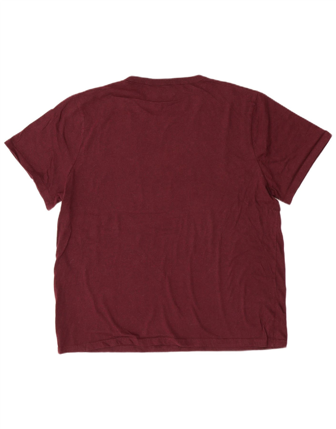 Eddie Bauer T-Shirt Homme Top XL Coton Bordeaux