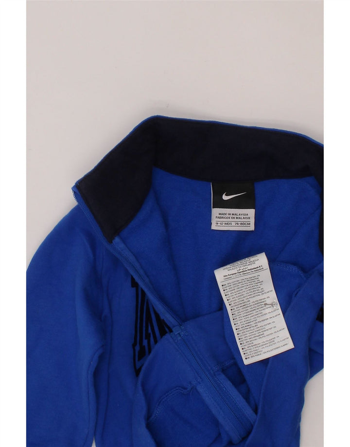 NIKE Veste de survêtement graphique pour bébé garçon 9-12 mois Bleu Polyester