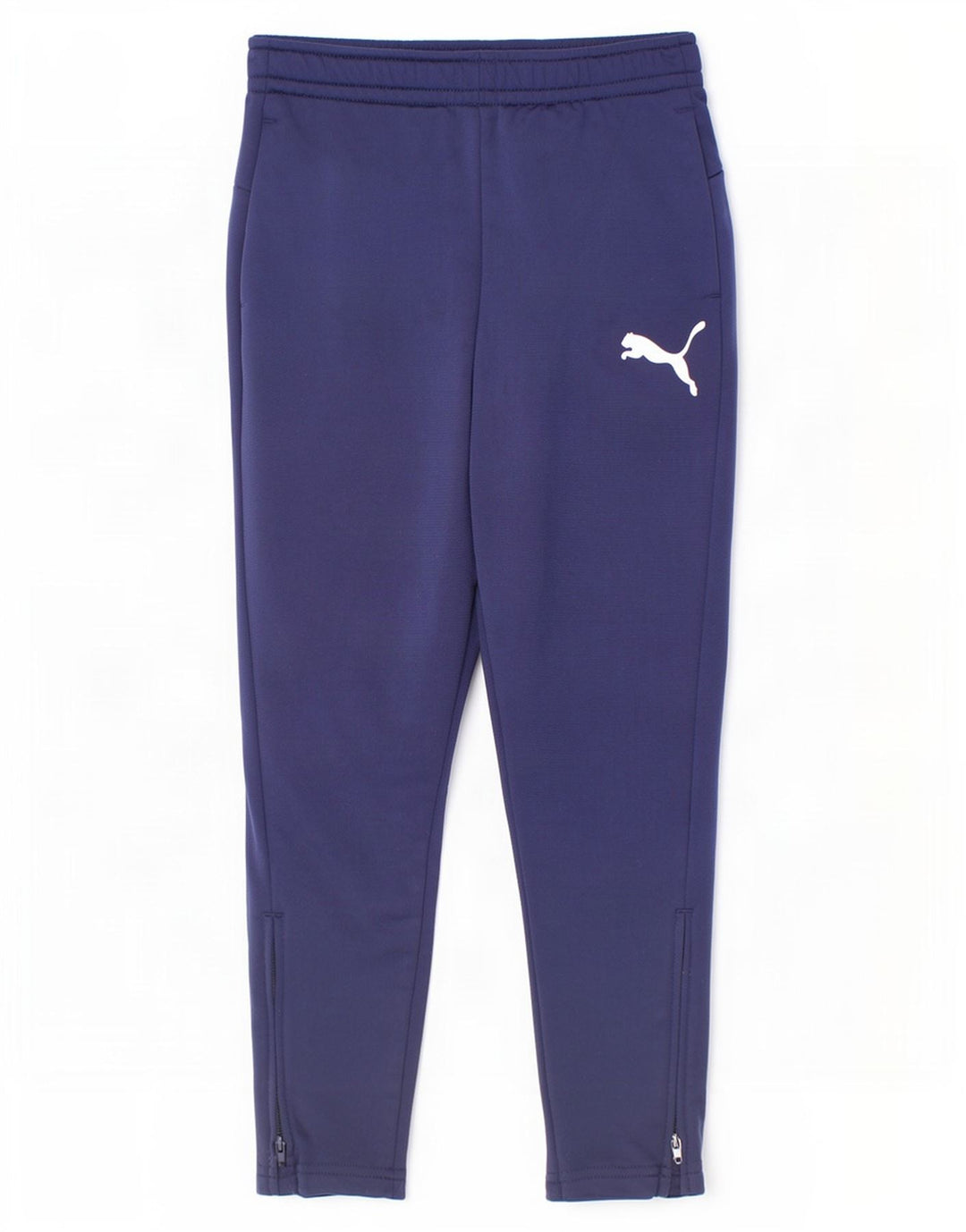 Puma Pantalon de Survêtement Garçon 7-8 ans Bleu Marine Polyester