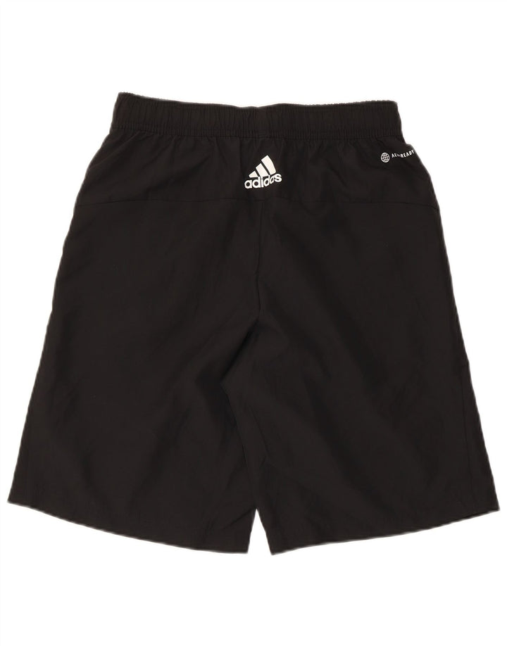 Adidas Short de sport Aeroready Graphic pour homme, petit, noir, polyester