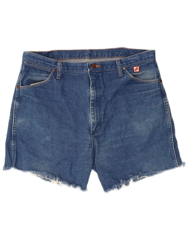 Wrangler Short en jean pour homme W38 XL Bleu coton