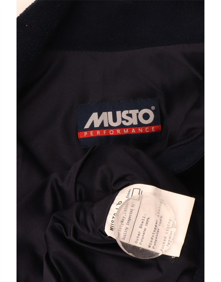 Musto Veste Polaire Homme UK 40 Large Bleu Marine Polyester