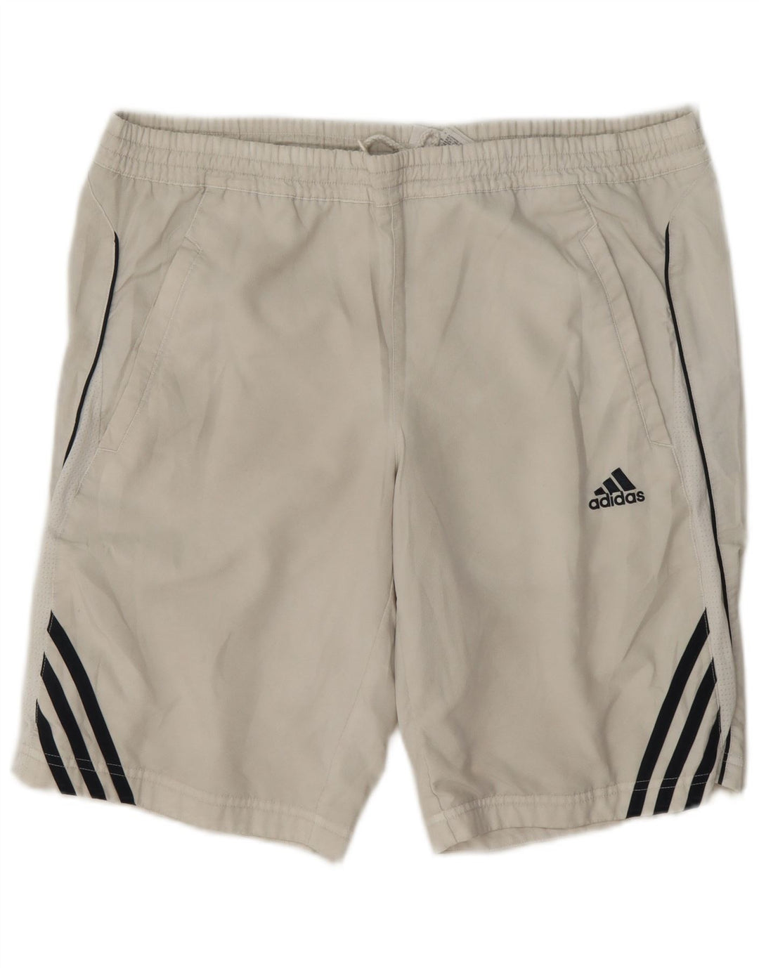 Adidas Short de sport Clima 365 pour homme Petit Blanc Polyester