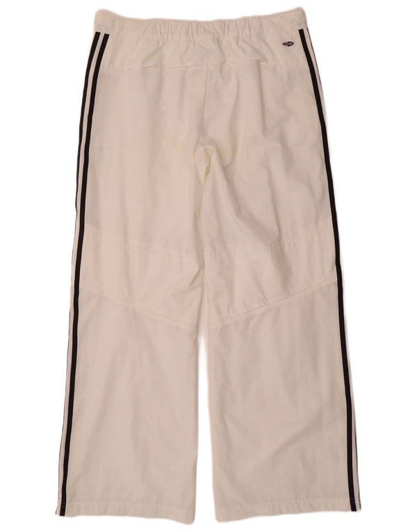 Adidas Climacool Pantalon de costume large pour femme UK 18 XL W36 L32 Blanc