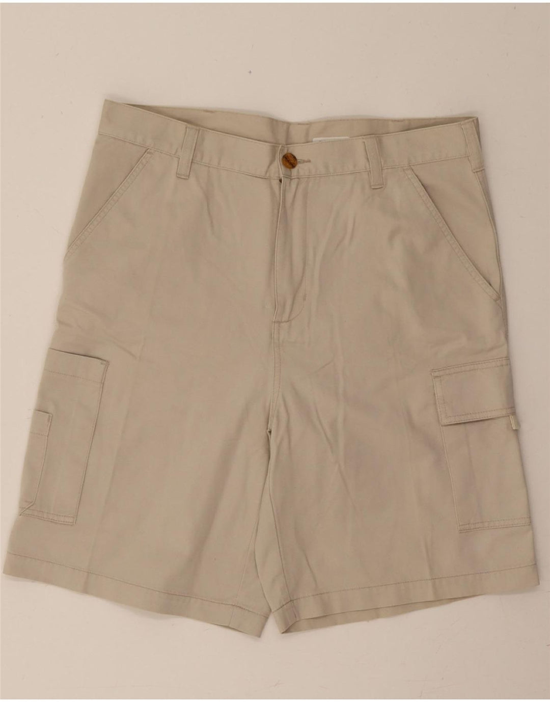 PORT LOUIS Mens Cargo Shorts W34 Large Beige Vintage Port Louis and Second-Hand Port Louis from Messina Hembry 