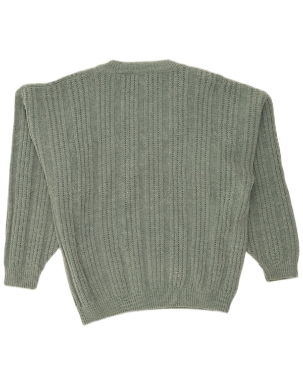 Xavier Pull Col V Homme XL Vert Laine
