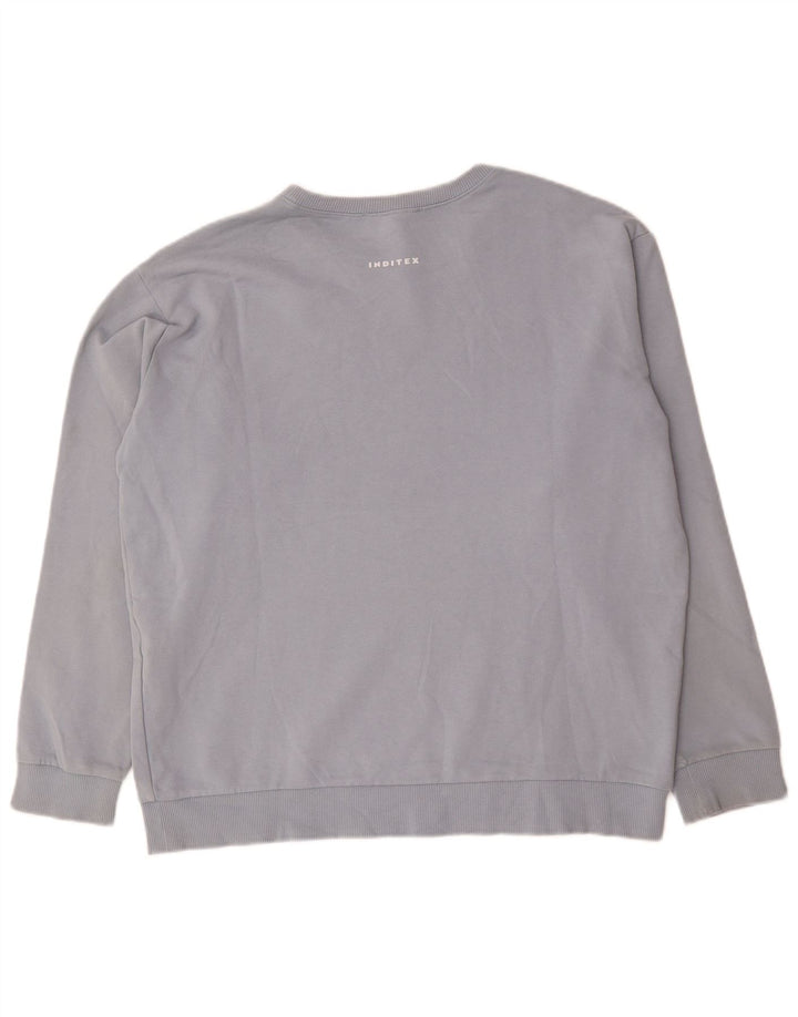 Zara Homme Sweatshirt Jumper XL Bleu Coton