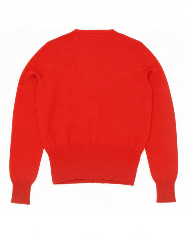 Marks & Spencer Pull Cardigan Femme UK 8 Petite Viscose Rouge