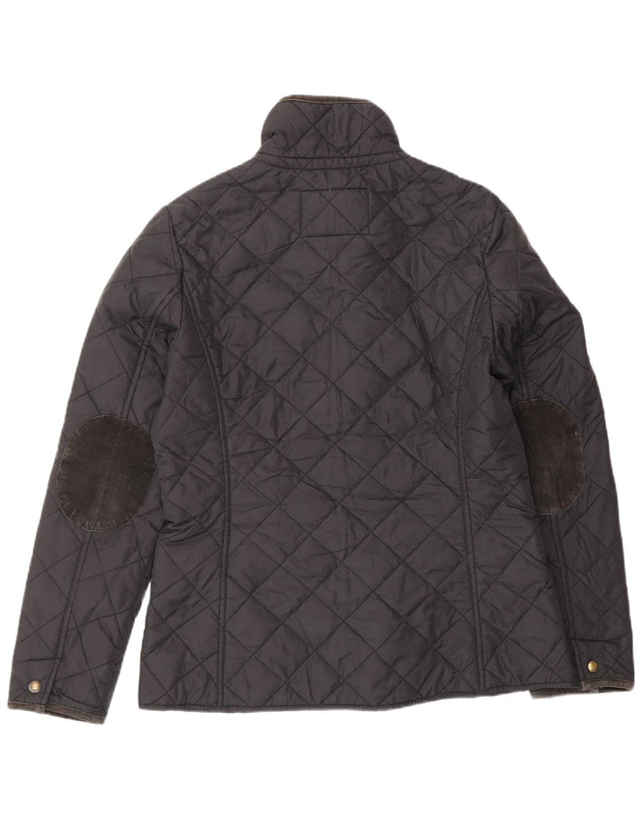 JOULES Veste matelassée pour femme UK 12 Medium Noir Polyamide