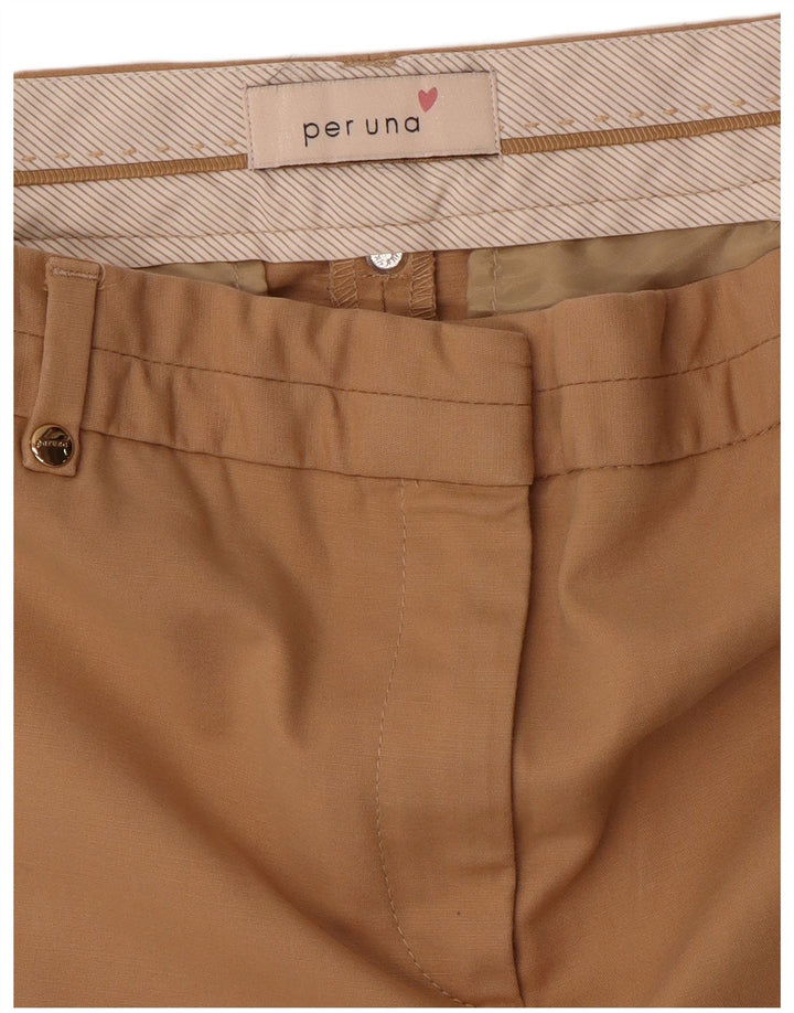PER UNA Pantalon Court Slim Femme W28 L25 Beige