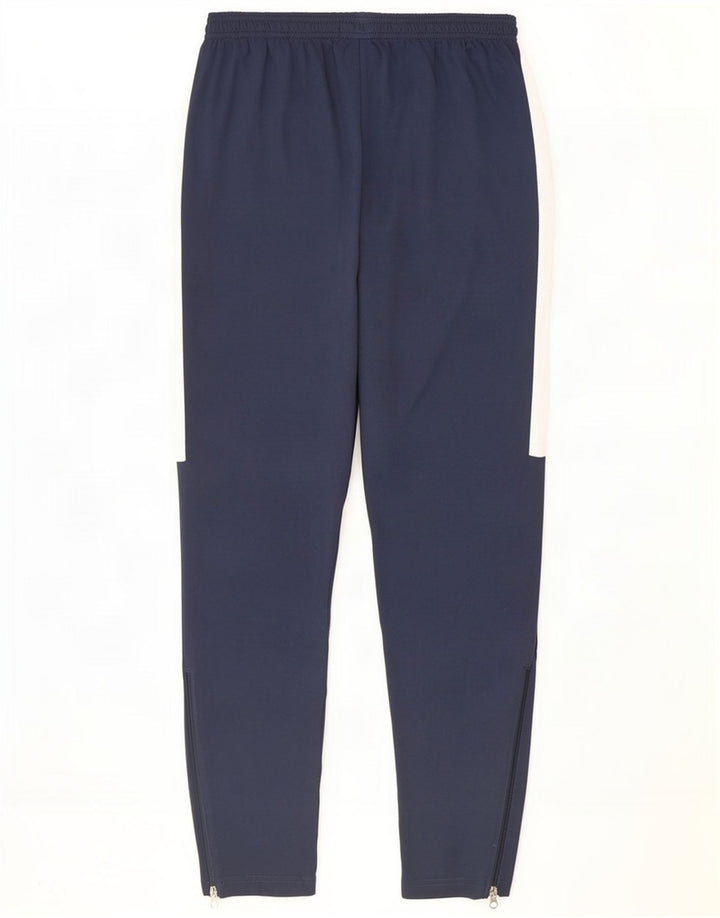 Pantalon de survêtement Nike Dri Fit pour homme en polyester color block bleu marine moyen