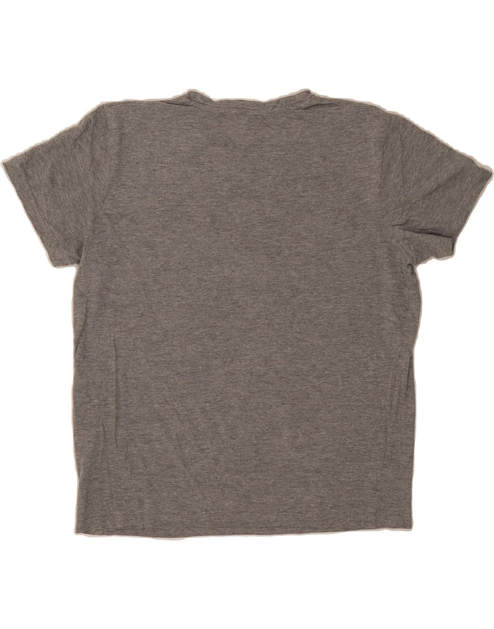 JACK & JONES Mens Graphic T-Shirt Top Medium Grey Cotton Vintage Jack & Jones and Second-Hand Jack & Jones from Messina Hembry 