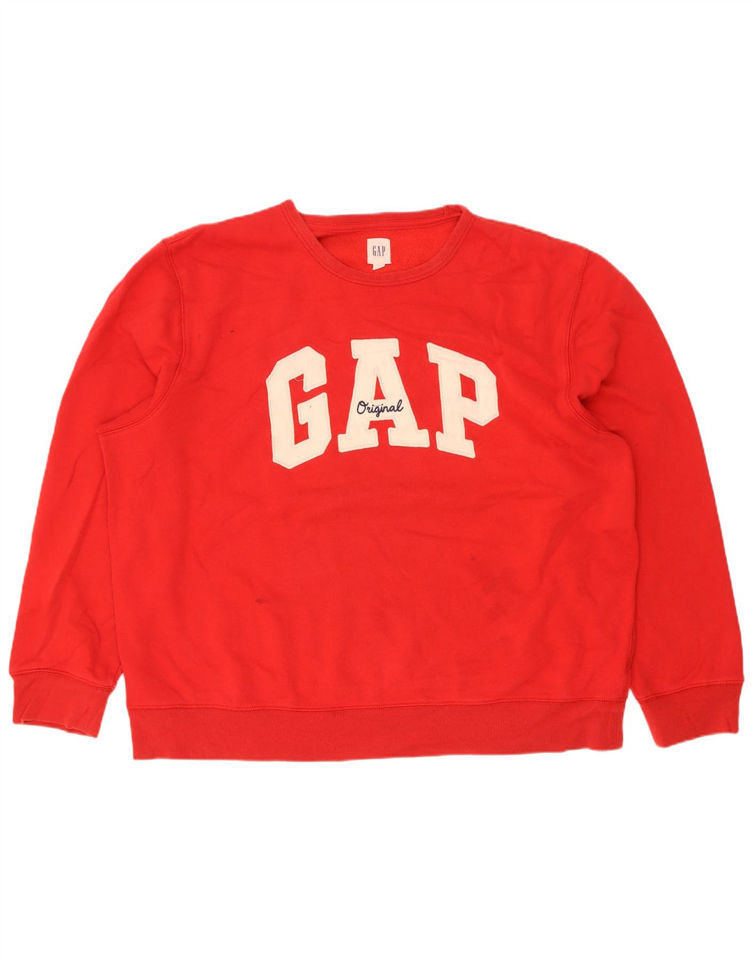 Gap Sweat-shirt graphique pour homme en coton rouge 2XL