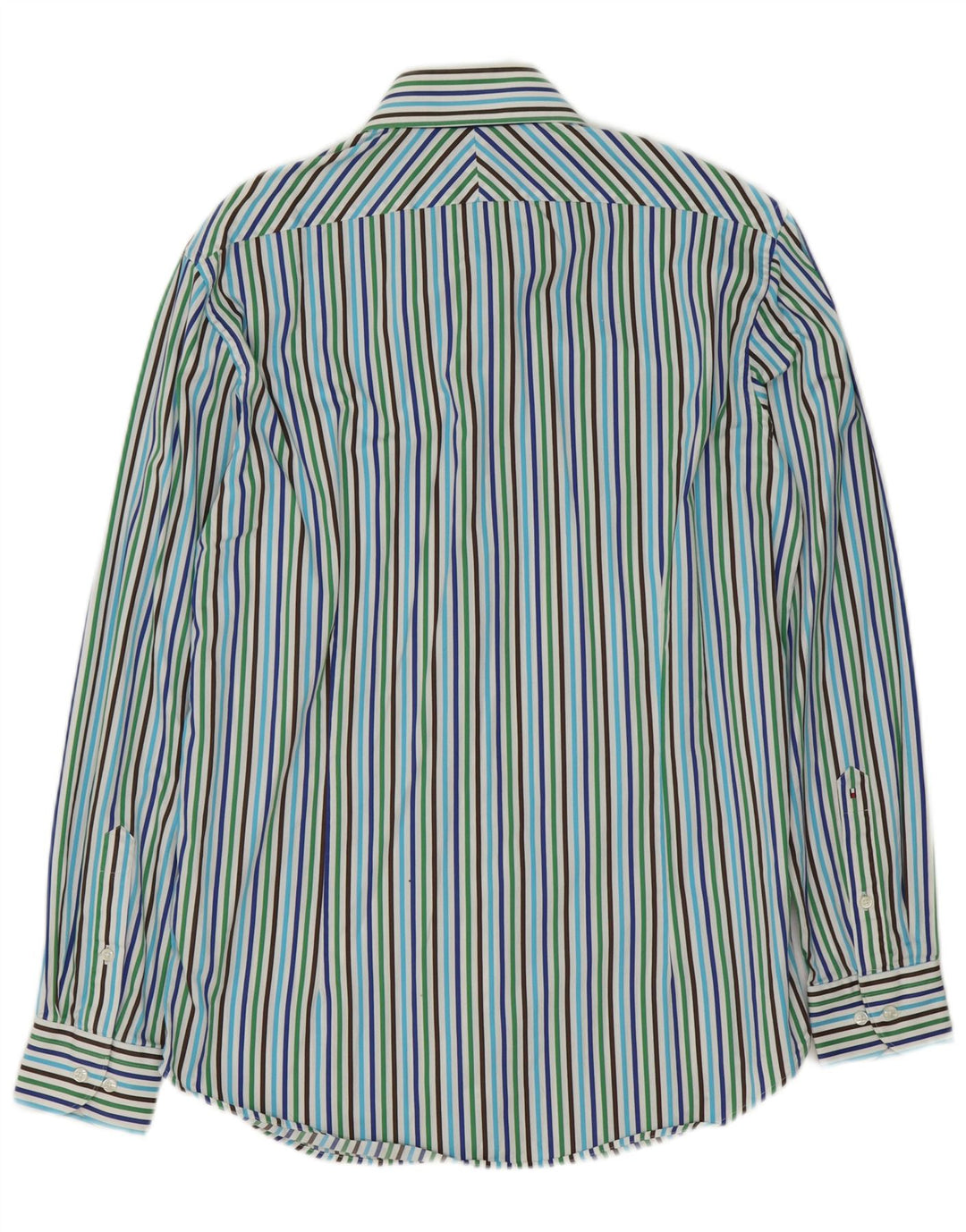 Tommy Hilfiger Chemise ajustée pour homme Taille 39 15 1/2 Medium Multicolore