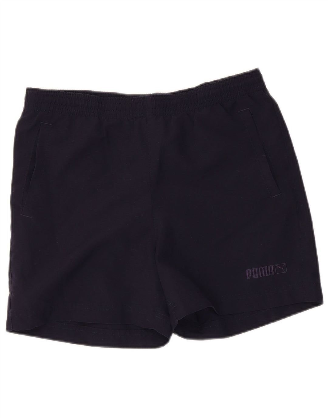 Puma Short de Sport Garçon 13-14 ans Bleu Marine Polyester