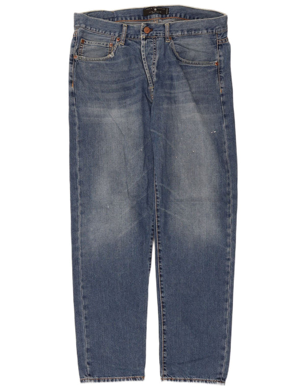 Zara Jean droit pour homme EU 44 Large W34 L29 Bleu