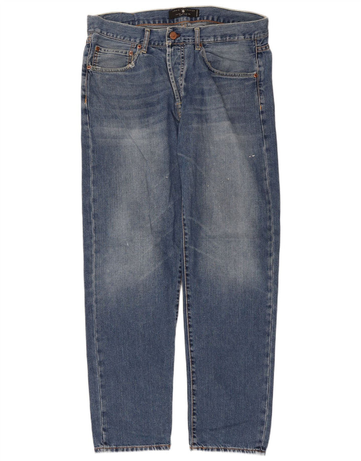 Zara Jean droit pour homme EU 44 Large W34 L29 Bleu