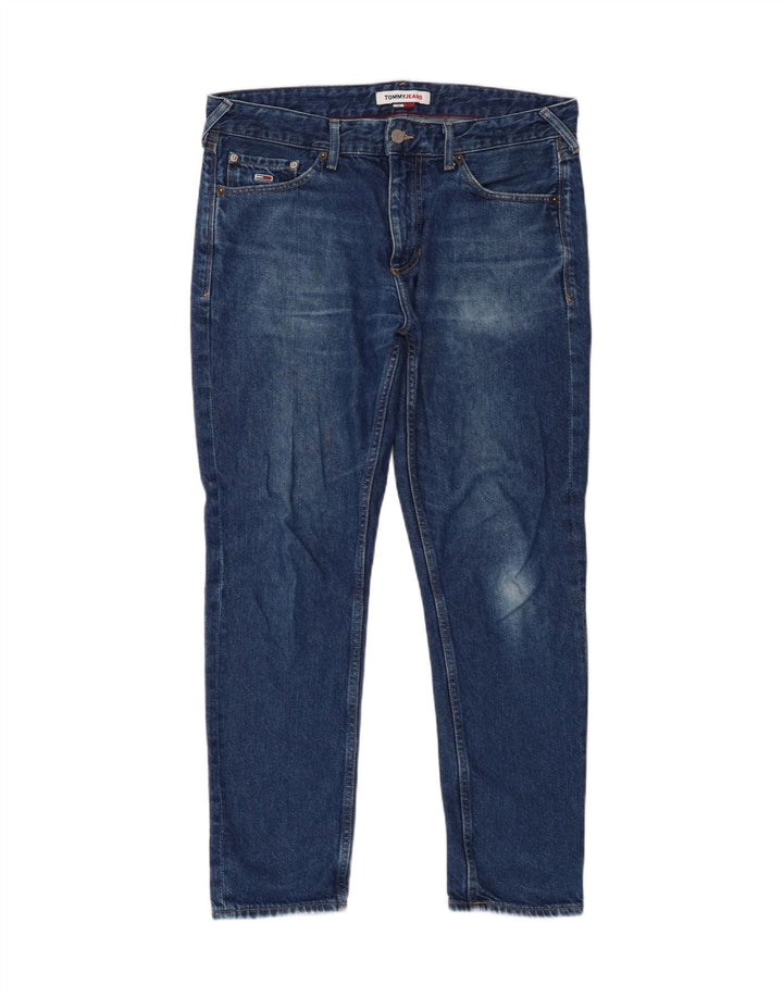 Tommy Hilfiger Jean Slim Homme W32 L30 Bleu Coton