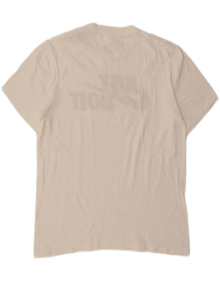 NIKE Mens Graphic T-Shirt Top Small White Cotton Vintage Nike and Second-Hand Nike from Messina Hembry 