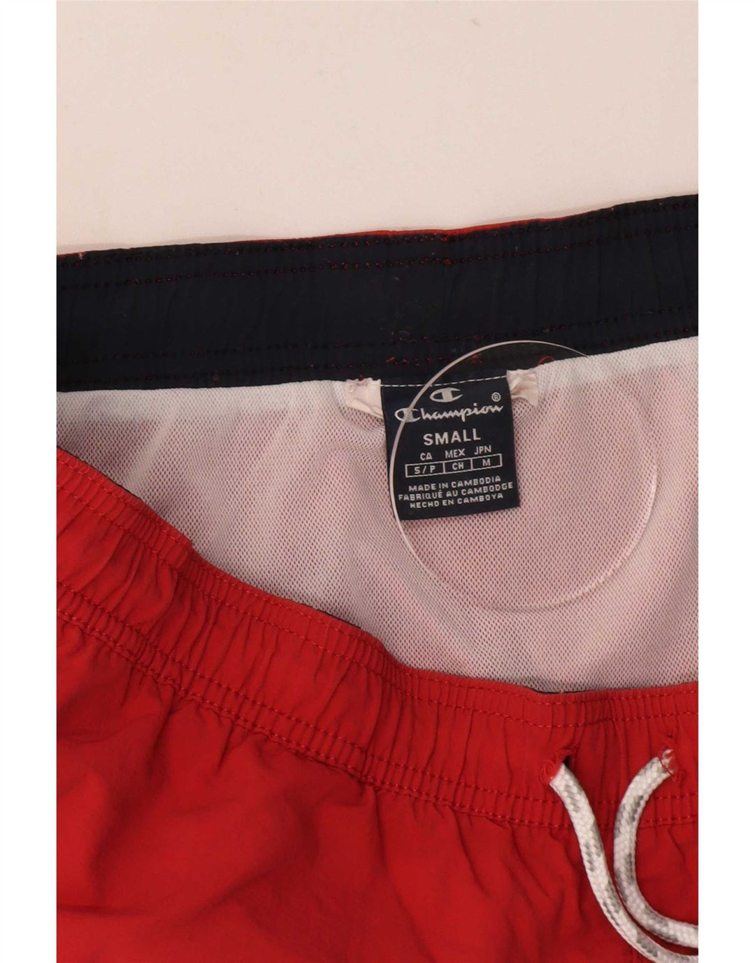 Champion Short de Bain Homme Petit Rouge