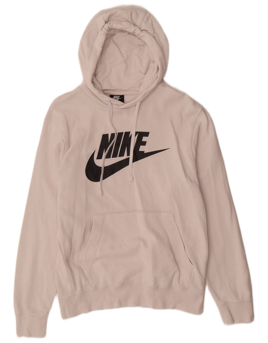 Nike Pull à capuche graphique pour homme Petit coton blanc