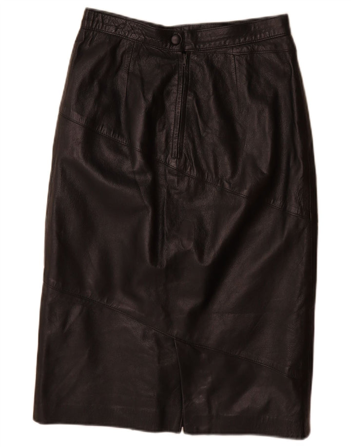 jupe en cuir femme vintage W26 Petit Noir
