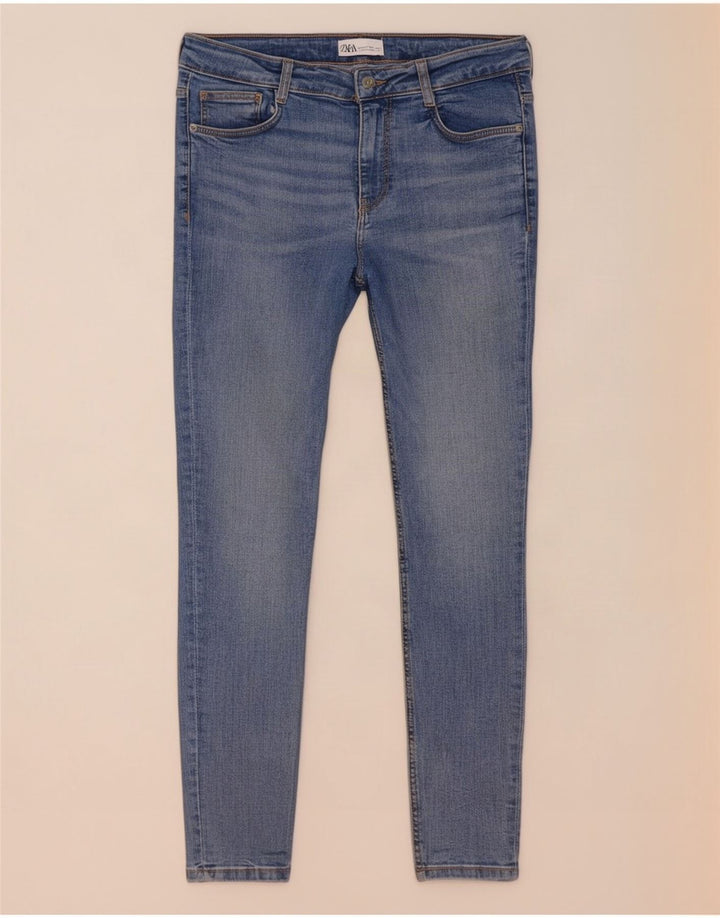 Zara Jean skinny pour femme EU 40 Medium W30 L29 Bleu
