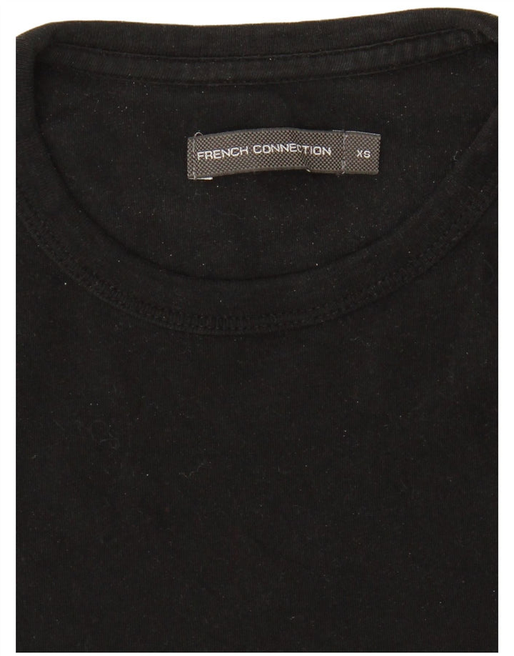 FRENCH CONNECTION T-Shirt Homme Haut XS Noir