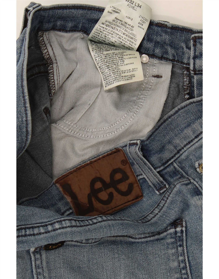 Lee Powell Jean Slim Femme W32 L34 Bleu Coton