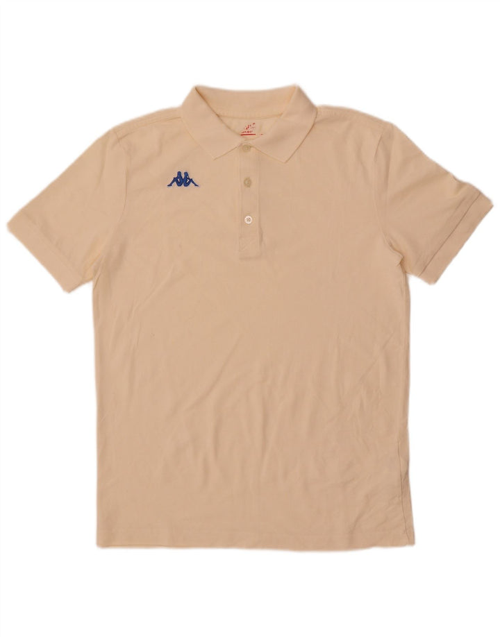 Kappa Polo Homme Blanc Moyen Coton