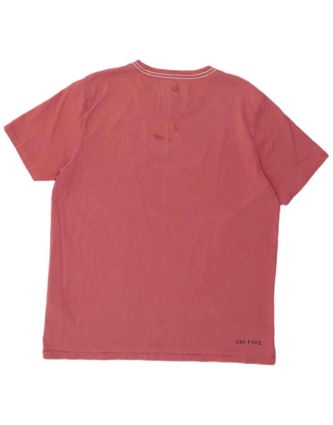 Fat Face T-Shirt Graphique Homme Grand Rouge Coton
