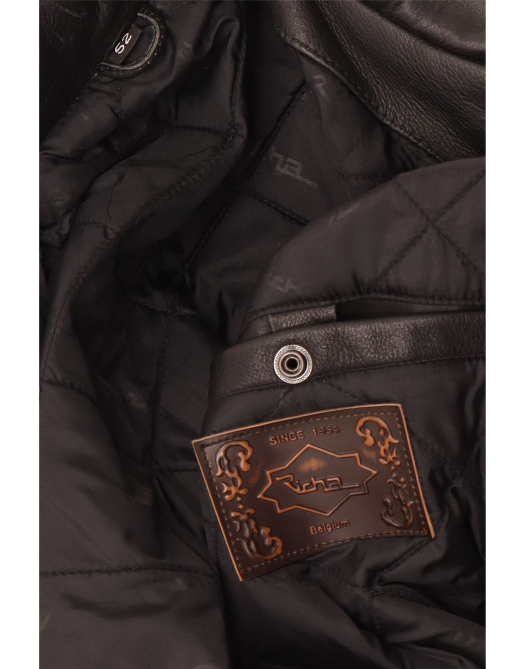 Richa Veste de motard en cuir pour homme Motorstyle EU 52 XL Marron