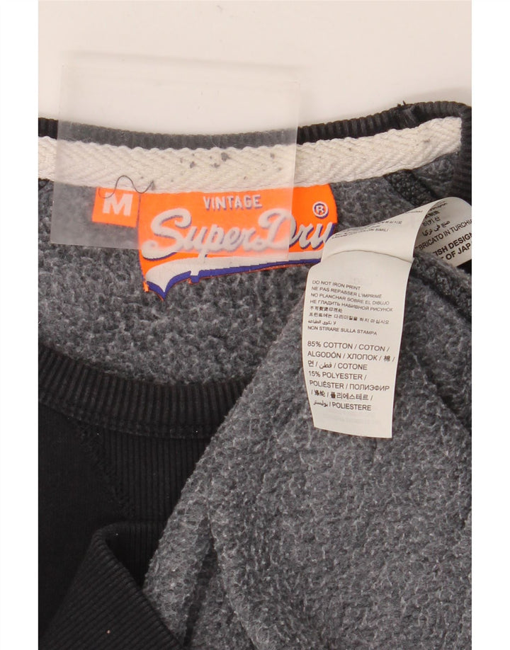 Superdry Sweat-Shirt Graphique Homme Noir Moyen Coton