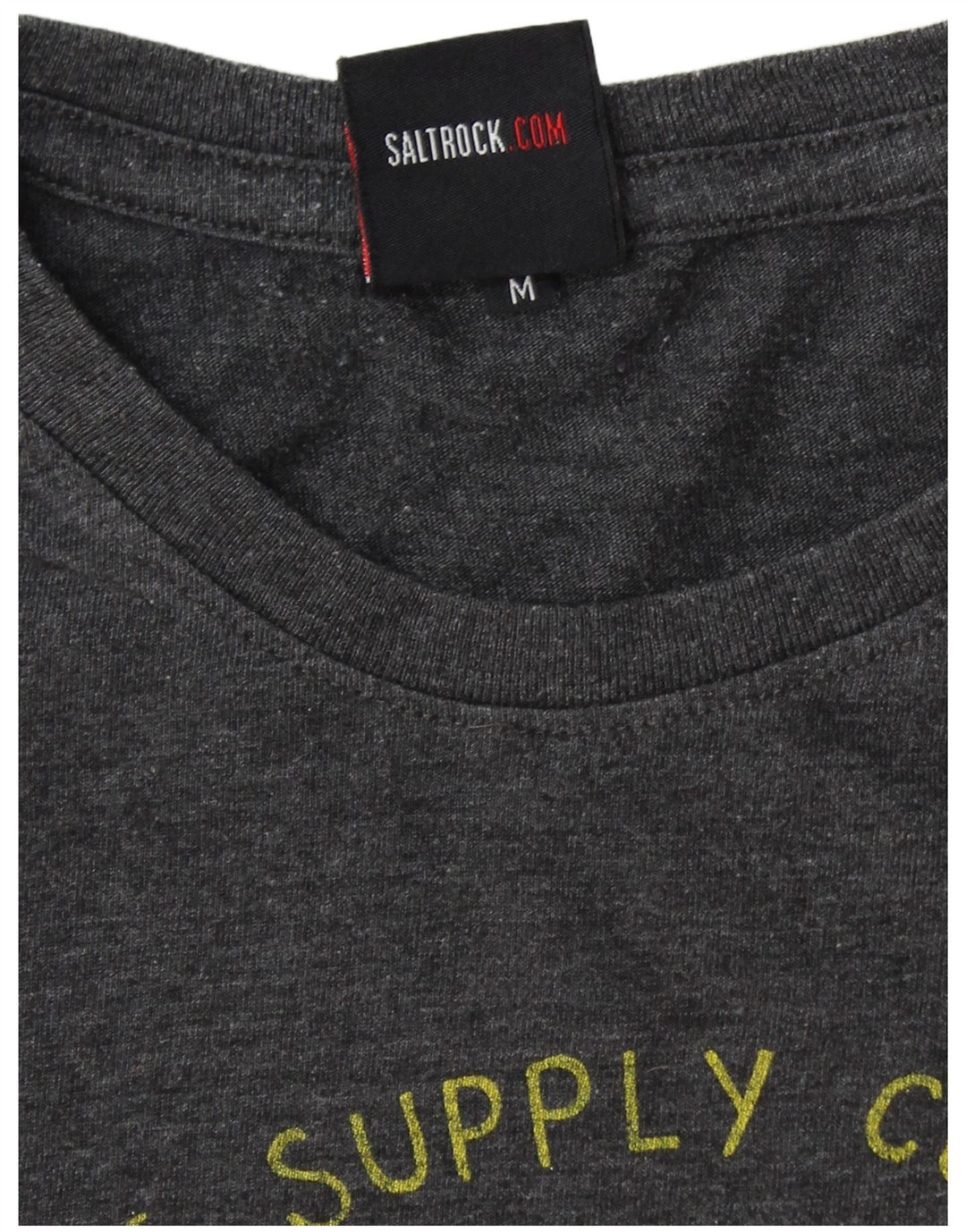 SALTROCK T-Shirt Graphique Homme Gris Moyen Coton